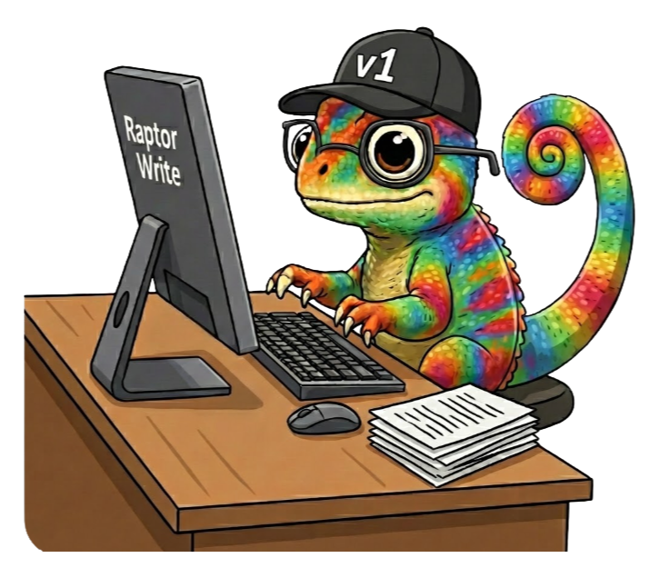 Raptor Write 1.0 logo